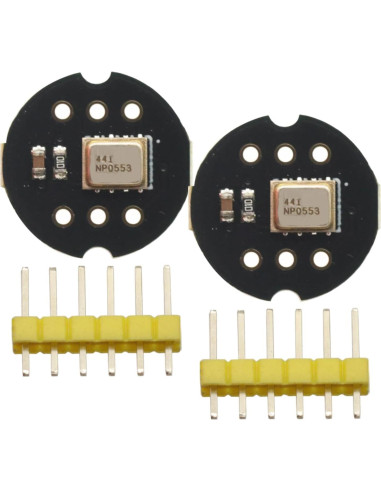 2 Pcs Micrófono Omnidireccional INMP441 MEMS I2S 24 bits