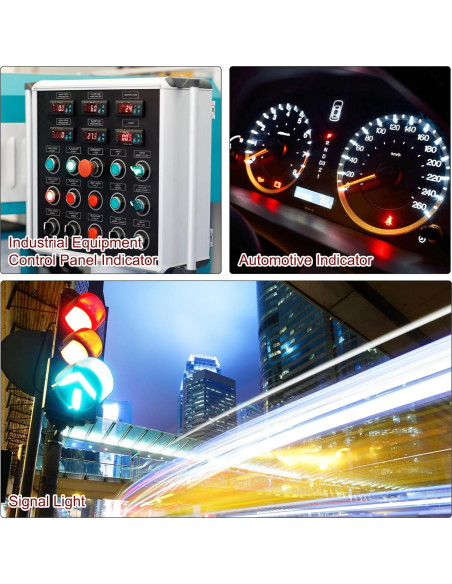 Diodos LED Rojo PATIKIL 5mm 12 Pcs 3V-6V Pre Cableados