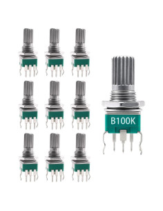 10PCS Potenciómetro Lineal JEBHANNE B100K 100K Ohm 15mm