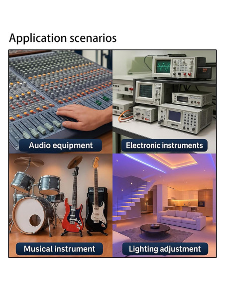 10PCS Potenciómetro Lineal JEBHANNE B100K 100K Ohm 15mm