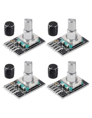 4 Piezas Módulo Codificador Rotativo KY-040 360 Grados 5V