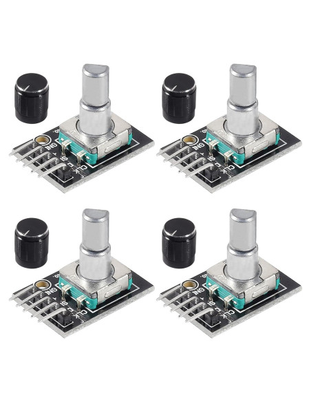 4 Piezas Módulo Codificador Rotativo KY-040 360 Grados 5V