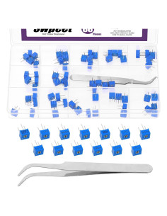 Kit 66Pcs Potenciómetros Ajustables Swpeet 3362 100-1M Ohm