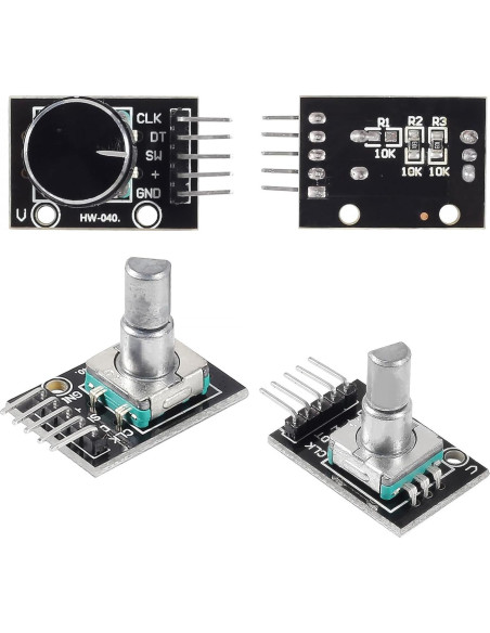 4 Piezas Módulo Codificador Rotativo KY-040 360 Grados 5V