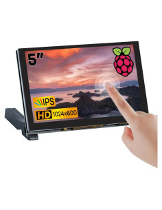 Pantalla Táctil IPS 5" 1024x600 HDMI para Raspberry Pi y PC