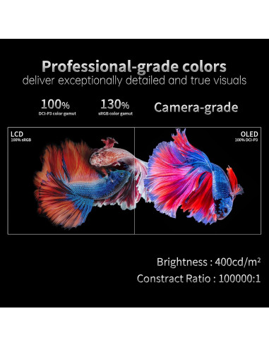 Monitor Portátil INNOCN 13.3" OLED 1080P USB-C HDMI