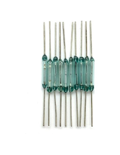 10 Interruptores Reed N/O SPST XYwsh 10W 100VDC 2x14mm