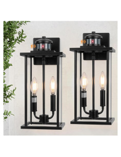 Aplique Exterior SIAFAVOI con Sensor de Movimiento 40.64 cm 2-Pack