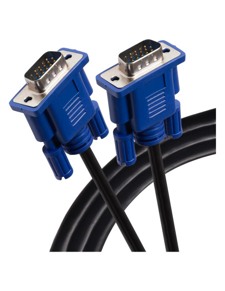 Cable VGA 1.5m Kado Macho a Macho 1920x1080 FHD