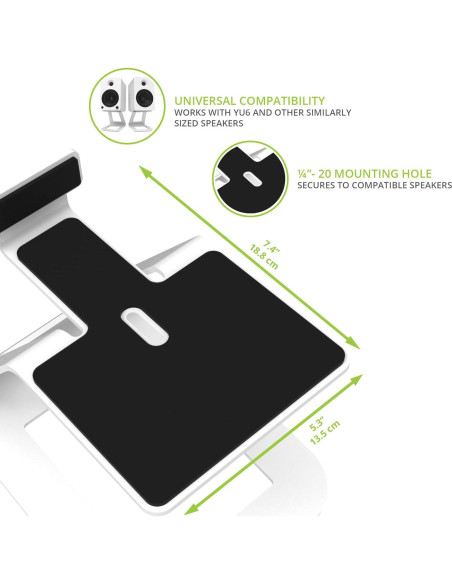 Soporte Elevado para Altavoces Kanto SE6W - 17.5 cm, 9.98 kg