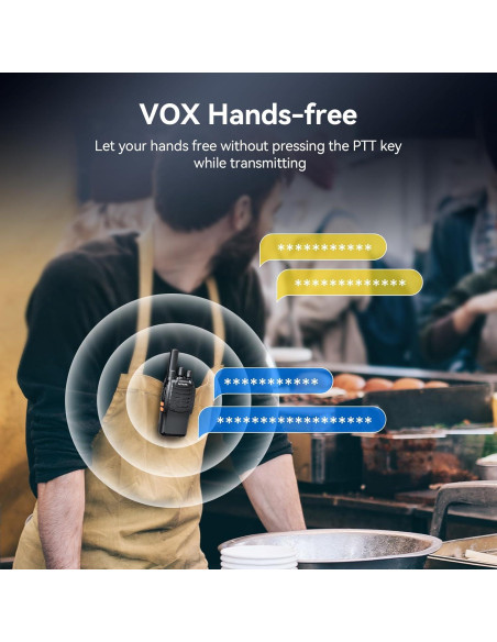 Walkie Talkies Retevis H-777 Portátiles 5 Pack FRS 1000mAh