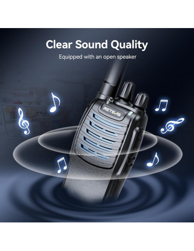 Walkie Talkies Retevis H-777 Portátiles 5 Pack FRS 1000mAh