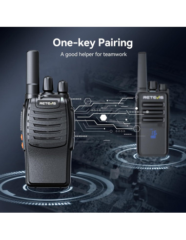Walkie Talkies Retevis H-777 Portátiles 5 Pack FRS 1000mAh