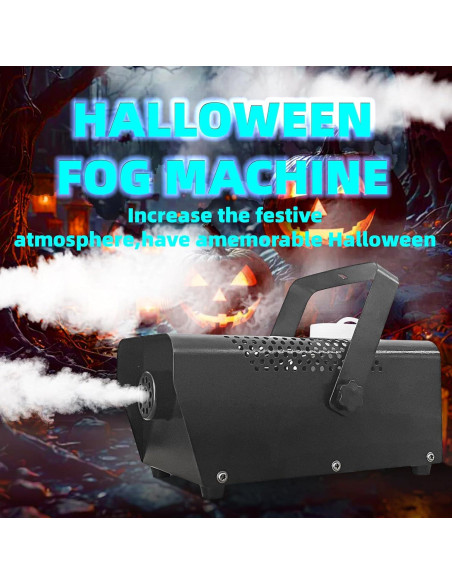 Máquina de Niebla 400W Mini con Control Remoto y Tanque 500ml