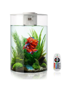 Acuario Inteligente ABESTFISH 11.4L Autolimpiante LED 360