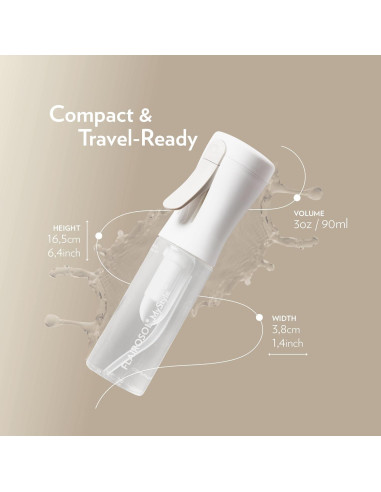 Botella de Spray FLAIROSOL 90ml - Nebulizador de Agua Ultra Fino