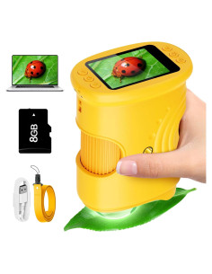 Microscopio Digital para Niños Alotwan 1000X Pantalla HD