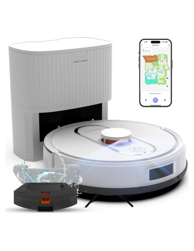 Aspiradora Robot Bagotte 20 Pro-2 con Autovaciado 5000Pa