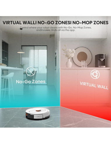 Aspiradora Robot Bagotte 20 Pro-2 con Autovaciado 5000Pa