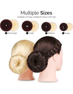 Juego de Hacedores de Moño FANDAMEI - 8 Piezas, 4 Tamaños 2