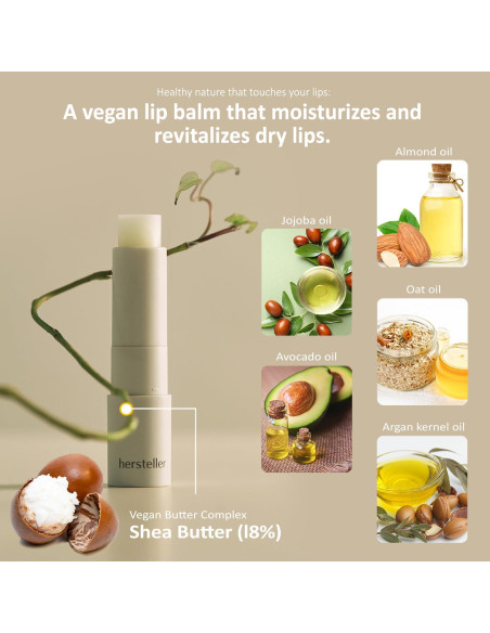 Bálsamo Labial Rehidratante Vegano Hersteller Rojo Origen 17.8g Bálsamo Labial Rehidratante Vegano Hersteller Rojo Origen 17.8g