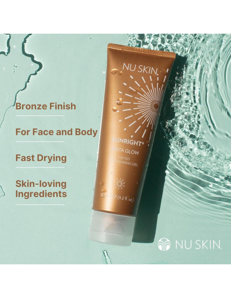Gel Autobronceador Nu Skin Insta Glow 119 g x 2 | Bronceado Natural