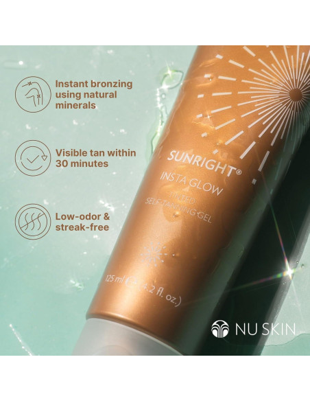 Gel Autobronceador Nu Skin Insta Glow 119 g x 2 | Bronceado Natural
