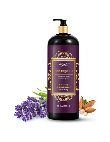 Aceite de Masaje de Lavanda Pjordo 295 ml Relajante