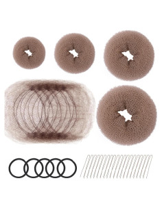 Kit Hacedores de Moños FANDAMEI - 4 Donuts y Accesorios