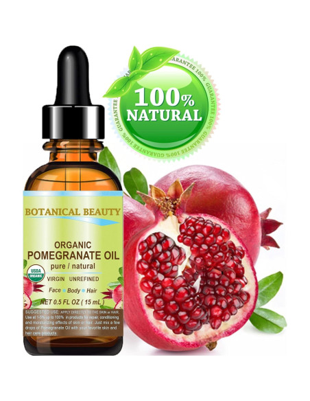 Aceite de Granada Orgánico Botanical Beauty 15 ml Puro Virgen