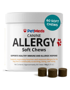 Suplemento para Alergias PetMeds - Masticables 60 Unidades