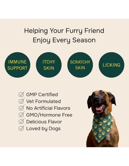 Suplemento para Alergias PetMeds - Masticables 60 Unidades Suplemento para Alergias PetMeds - Masticables 60 Unidades