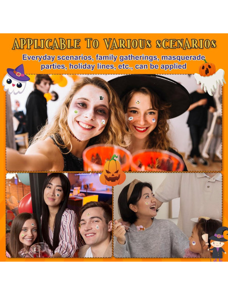 200 Parches para Acné Halloween Ouvibor con Ácido Salicílico