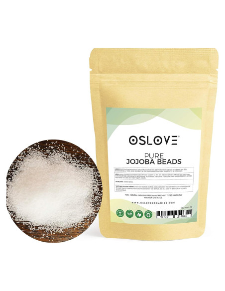 Perlas de Jojoba Puras Oslove Organics 113.4g Exfoliantes