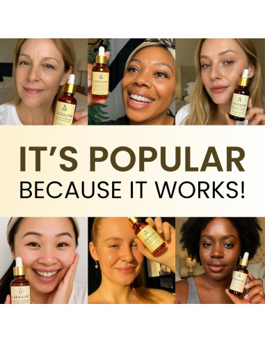 Aceite Facial Brillante Choglow 68g - Alternativa Natural al Retinol