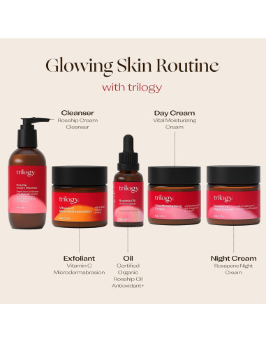 Aceite de Rosa Mosqueta Antioxidante Trilogy 30 ml Orgánico