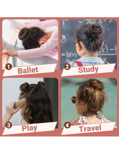 Juego de Hacedores de Moños TsMADDTs con Redes y Horquillas