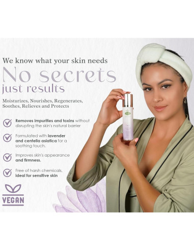 Limpiador Facial Orgánico Ornic con Aloe Vera y Lavanda 142g