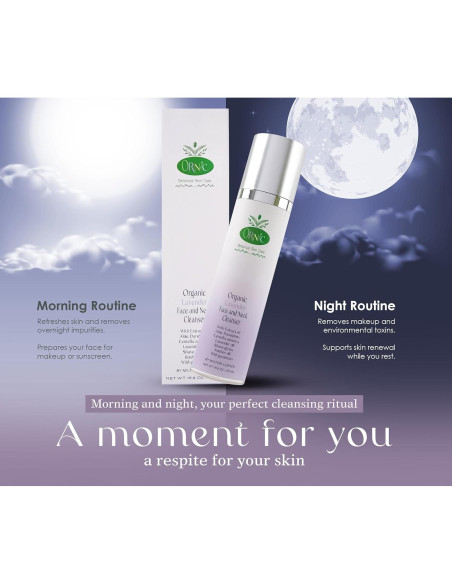 Limpiador Facial Orgánico Ornic con Aloe Vera y Lavanda 142g