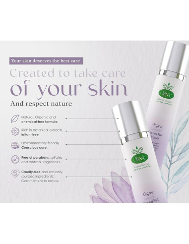 Limpiador Facial Orgánico Ornic con Aloe Vera y Lavanda 142g