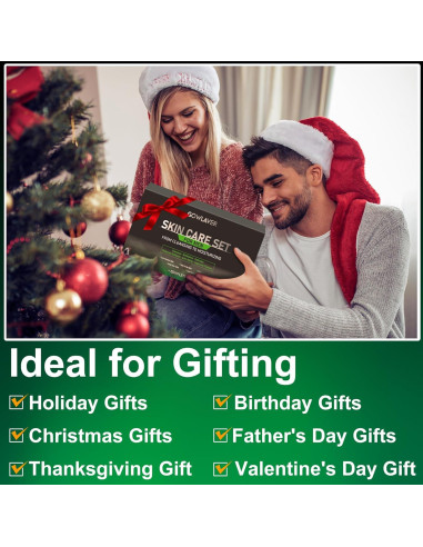 Set de Cuidado Facial para Hombres GOWLAVER - Hidratante y Antienvejecimiento