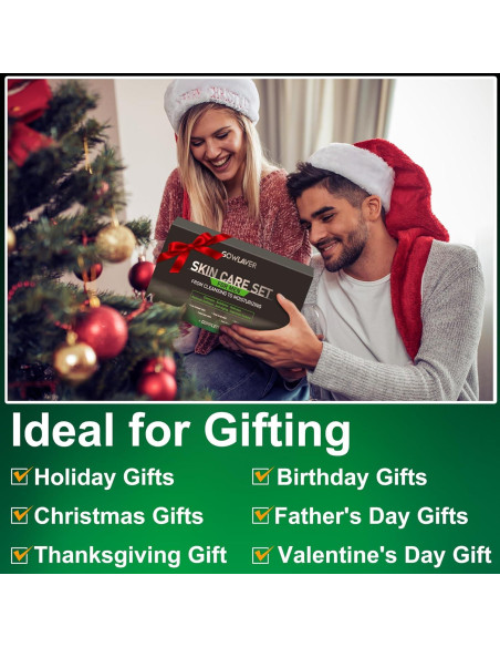 Set de Cuidado Facial para Hombres GOWLAVER - Hidratante y Antienvejecimiento