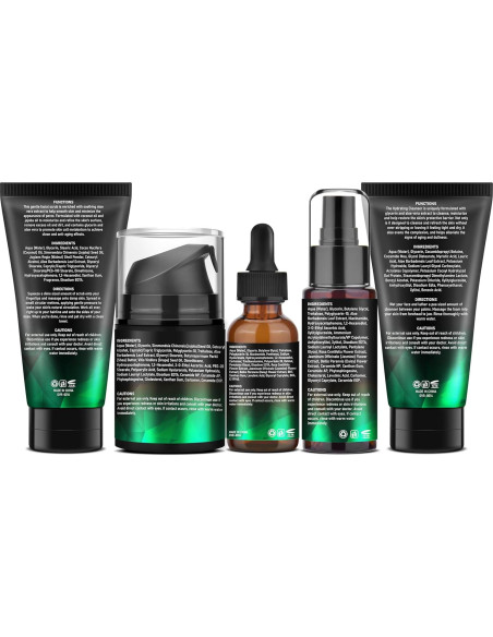 Set de Cuidado Facial para Hombres GOWLAVER - Hidratante y Antienvejecimiento