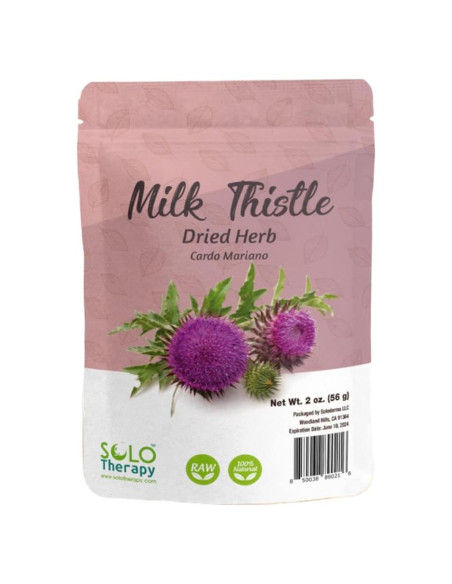 Té de Cardo Mariano Solo Therapy 56.3 g - Bolsa Reutilizable Té de Cardo Mariano Solo Therapy 56.3 g - Bolsa Reutilizable