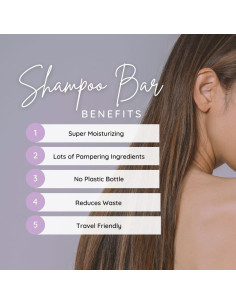 Jabón Sólido de Champú Eclectic Lady 113 g con Aceite de Argán 2