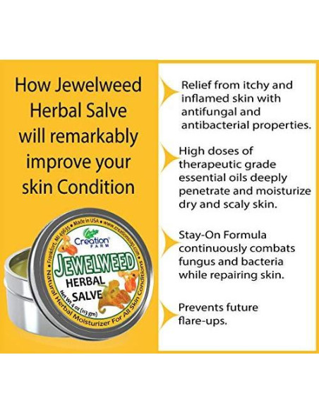 Ungüento de Jewelweed Creation Farm 113 g - Alivio Piel