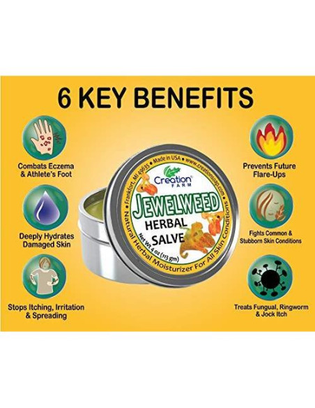 Ungüento de Jewelweed Creation Farm 113 g - Alivio Piel