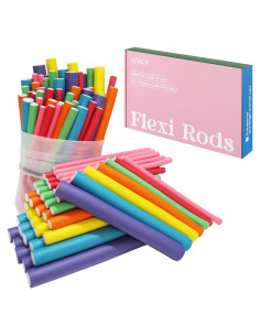 Set de 47 Rulos Flexibles Sin Calor xnicx 18 cm para Cabello