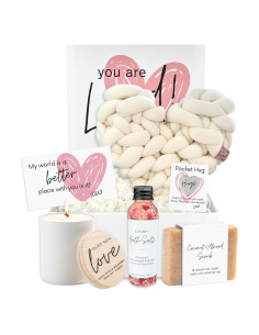 Set de Regalo Eres Amada Boxzie para Mujeres - Almohada, Vela, Jabón