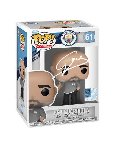 Funko Pop Pep Guardiola Autografiado Facsímil Manchester City